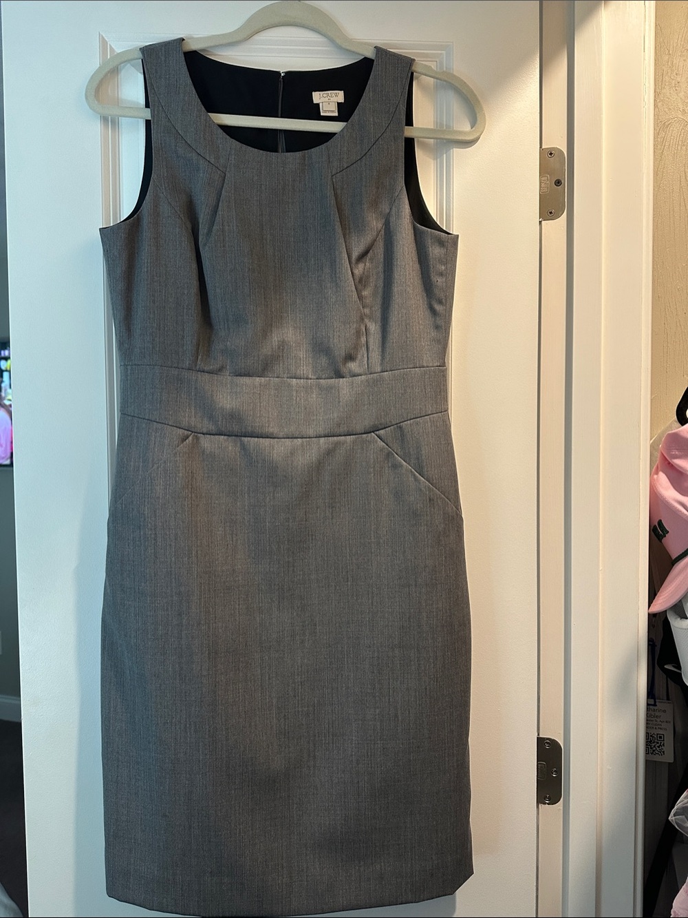 J.Crew Sleeveless Sheath Work Dress